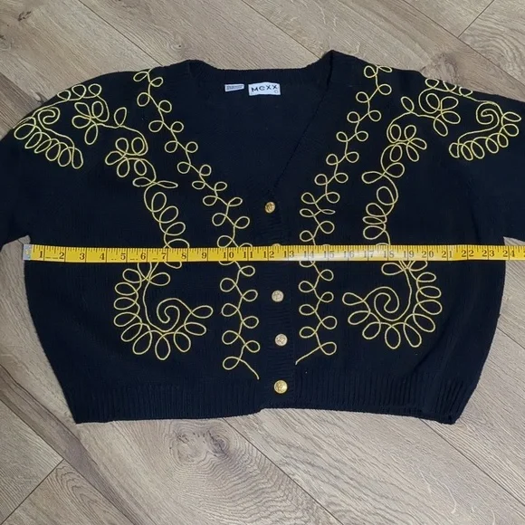Mexx sweater cardigan cropped length Size Large - Picture 5 of 8